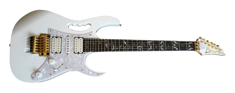 Ibanez JEM and RG guitar, learn guitar online